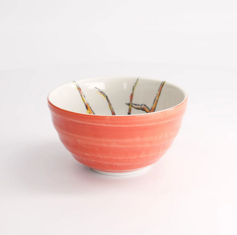 TOKYO DESIGN STUDIO - Seafood Bowl 13.2x7.3cm 500ml Lobster Red LB554/E 6/48