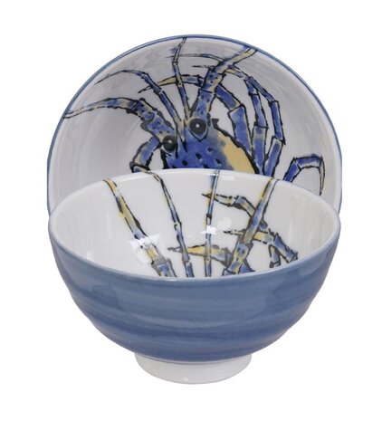 Tokyo Design Studio – Seafood – Noodlebowl – Lobster – Blue – 11.2 x 7.2cm – 300ml