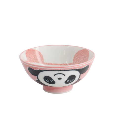 TOKYO DESIGN STUDIO - Kawaii Rice Bowl Panda 10.5x5.5cm 200ml Pink 5/120