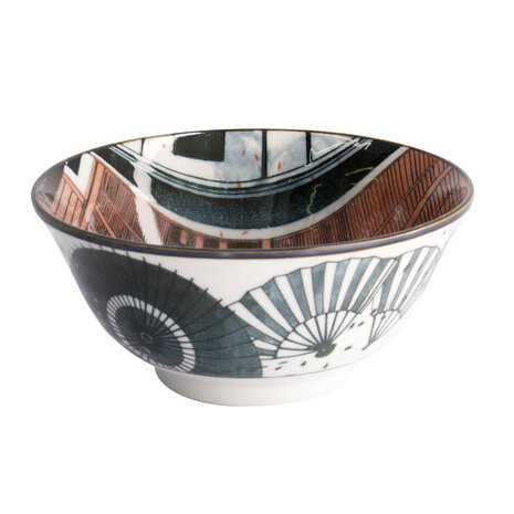 TOKYO DESIGN STUDIO - Asakusa Bowl 14.8x7cm 550ml Geisha 21555 6/48