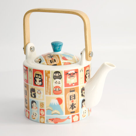 TOKYO DESIGN STUDIO - Kawaii Japan Tea Pot Giftset 0.8lt 1/12