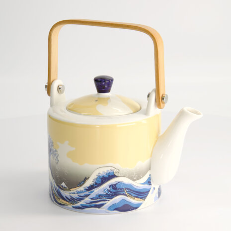 TOKYO DESIGN STUDIO - Kawaii Hokusai Tea Pot Giftset 0.8lt 1/12