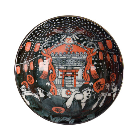 TOKYO DESIGN STUDIO - Asakusa Bowl 14.8x7cm 550ml Matsuri 21553 6/48