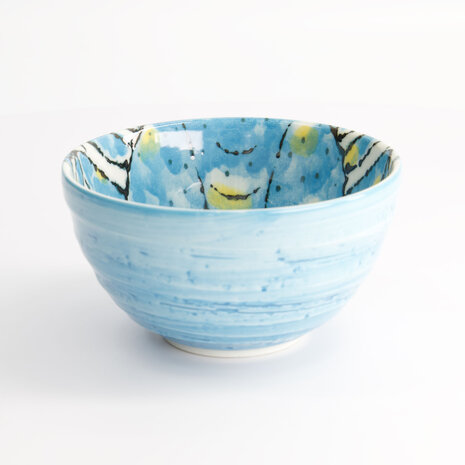 TOKYO DESIGN STUDIO - Seafood Bowl 13.2x7.3cm 500ml Crab Light Blue 6/48