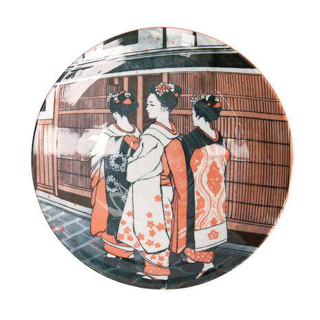 TOKYO DESIGN STUDIO - Asakusa Pasta Plate 21x5cm Geisha 21787 4/32