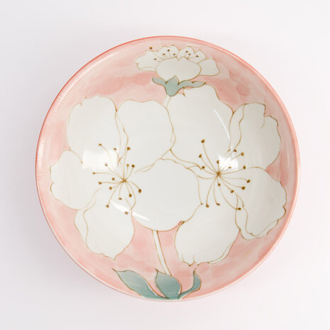 TOKYO DESIGN STUDIO - Sakura Pink Ramen Bowl 19.5x7.5cm 4/32