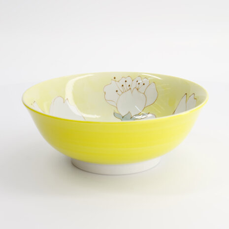 TOKYO DESIGN STUDIO - Sakura Yellow Ramen Bowl 19.5x7.5cm 4/32