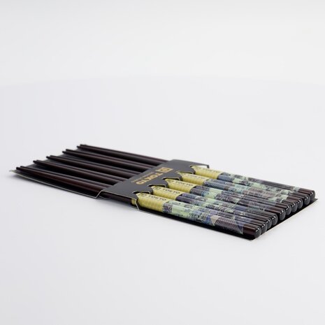 TOKYO DESIGN STUDIO - CHOPSTICK SET/5 BROWN