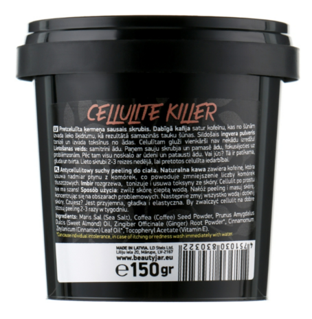 BEAUTY JAR - Anti-cellulitis bodyscrub "Cellulite Killer"