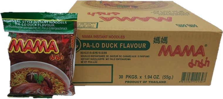 Mama instant noodles pa lo with duck 55gr